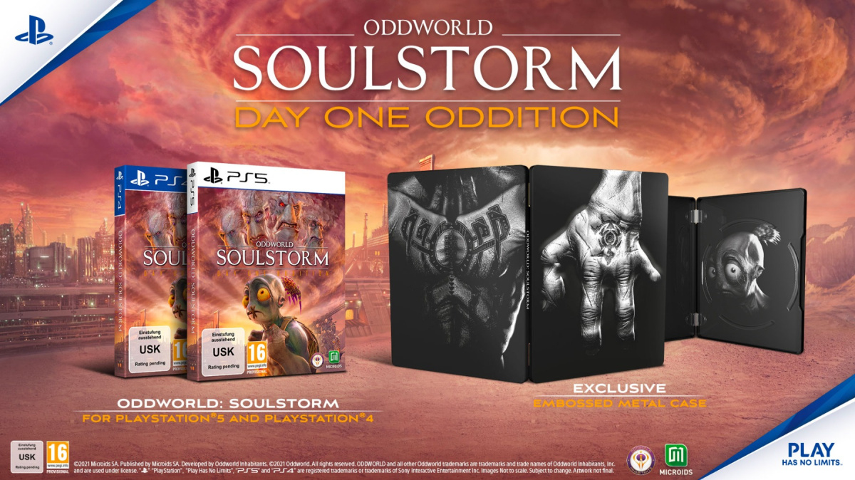 Oddworld Soulstorm Day One Oddition PS4 UŻYWANA
