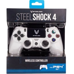 SteelDigi kontroler STEELSHOCK PS4 biały
