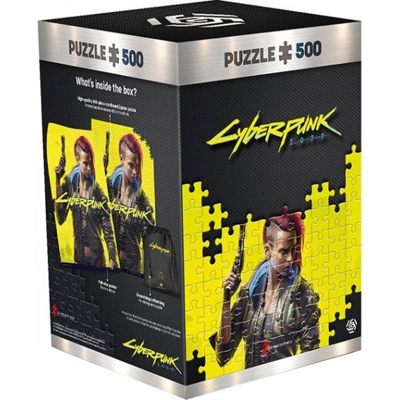 Cyberpunk 2077 PS4 + Puzzle Cyberpunk 2077: Keyart Female V (500 elementów)