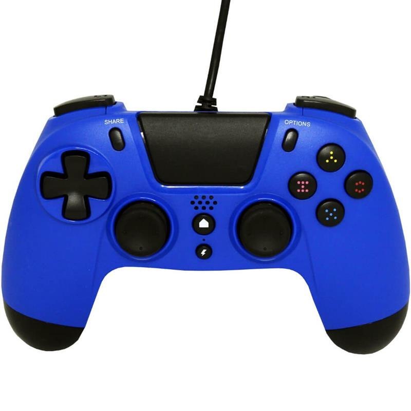 Gioteck VX4 Kontroler przewodowy PS4/PC niebieski