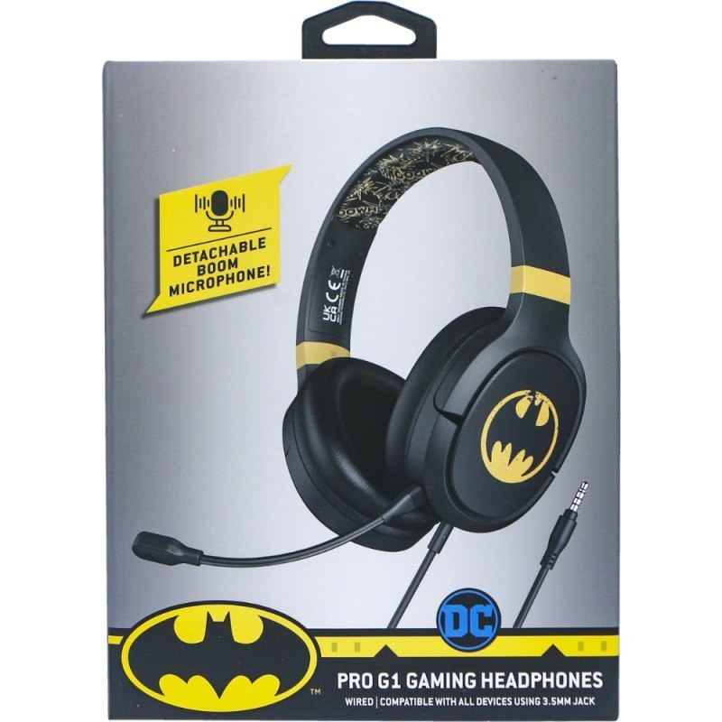 OTL Batman DC Warner Pro G1 Słuchawki gamingowe