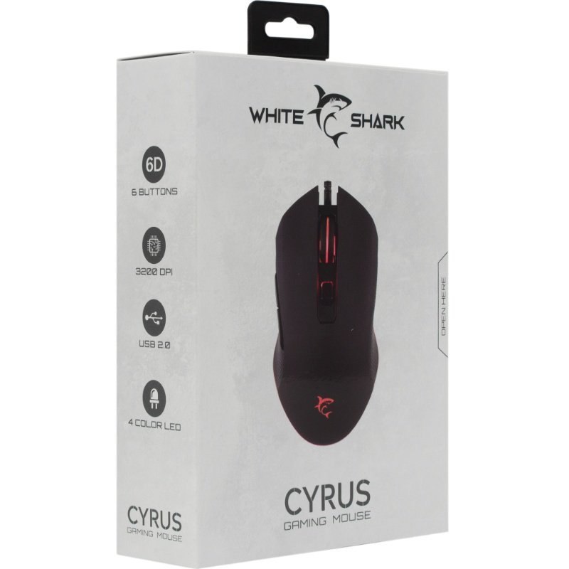 WhiteShark Mysz gamingowa CYRUS
